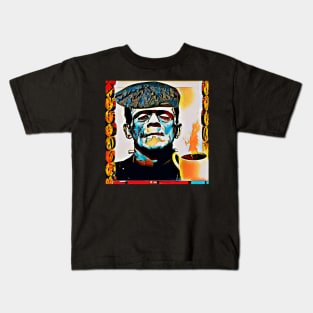 Frankenstein's hipster dreams Kids T-Shirt